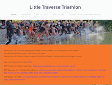 Tablet Screenshot of littletraversetri.com
